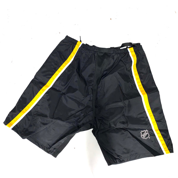 CCM PP10 New NHL Pro Stock Pant Shell Calgary Flames (Black/Yellow