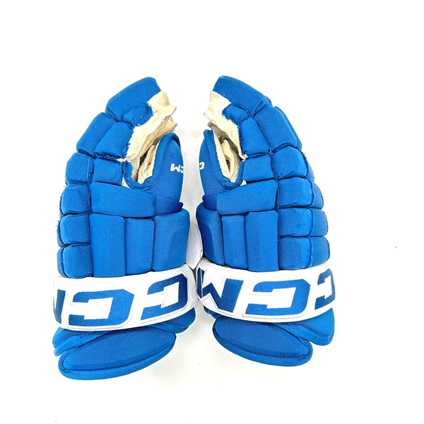 CCM HG97 - Used NHL Pro Stock Glove - Colorado Avalanche (Blue)