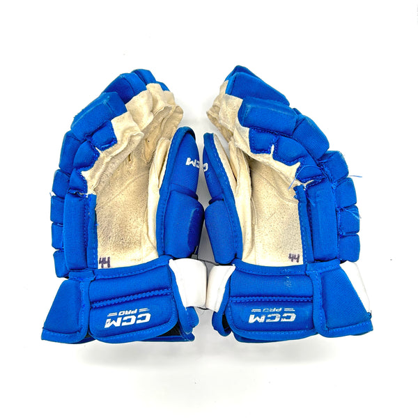 CCM HG97 - Used NHL Pro Stock Glove - Colorado Avalanche (Blue)