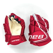 Bauer Vapor 1X Pro Lite – Gants NCAA Pro Stock (Marron/Blanc)