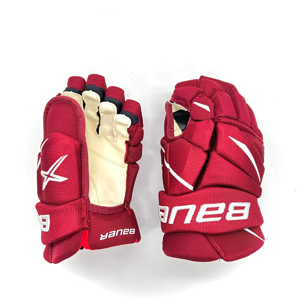Bauer Vapor 2X Pro - NCAA Pro Stock Glove - Intermediate (Maroon/White)