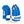 Load image into Gallery viewer, Warrior Alpha DX - NHL Pro Stock Glove - Erik Johnson (Blue/White)
