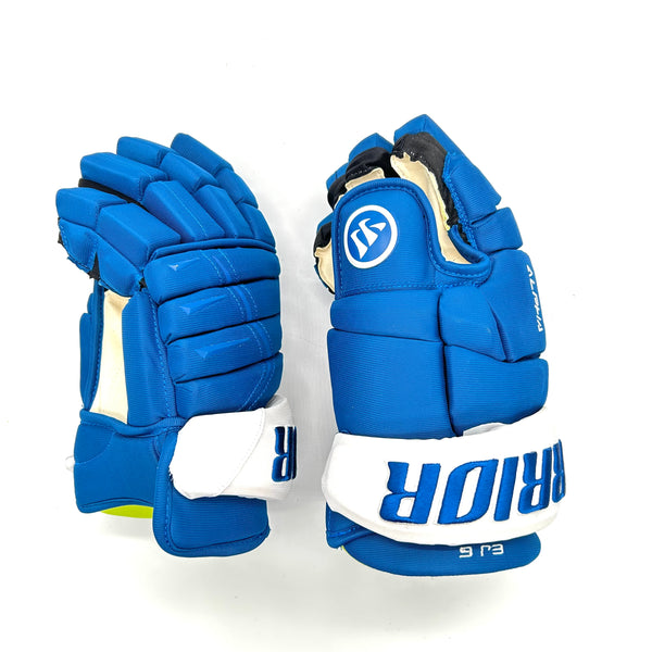 Warrior Alpha DX - NHL Pro Stock Glove - Erik Johnson (Blue/White)