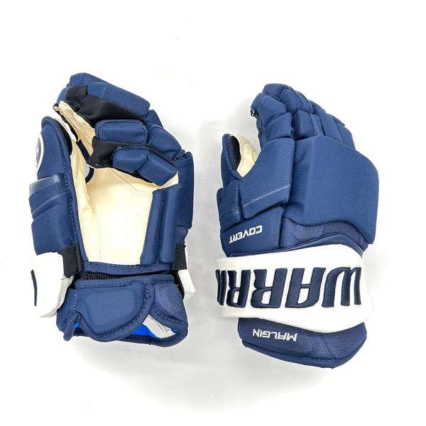 Warrior Covert QRE - NHL Pro Stock Glove - Denis Malgin (Navy/White)