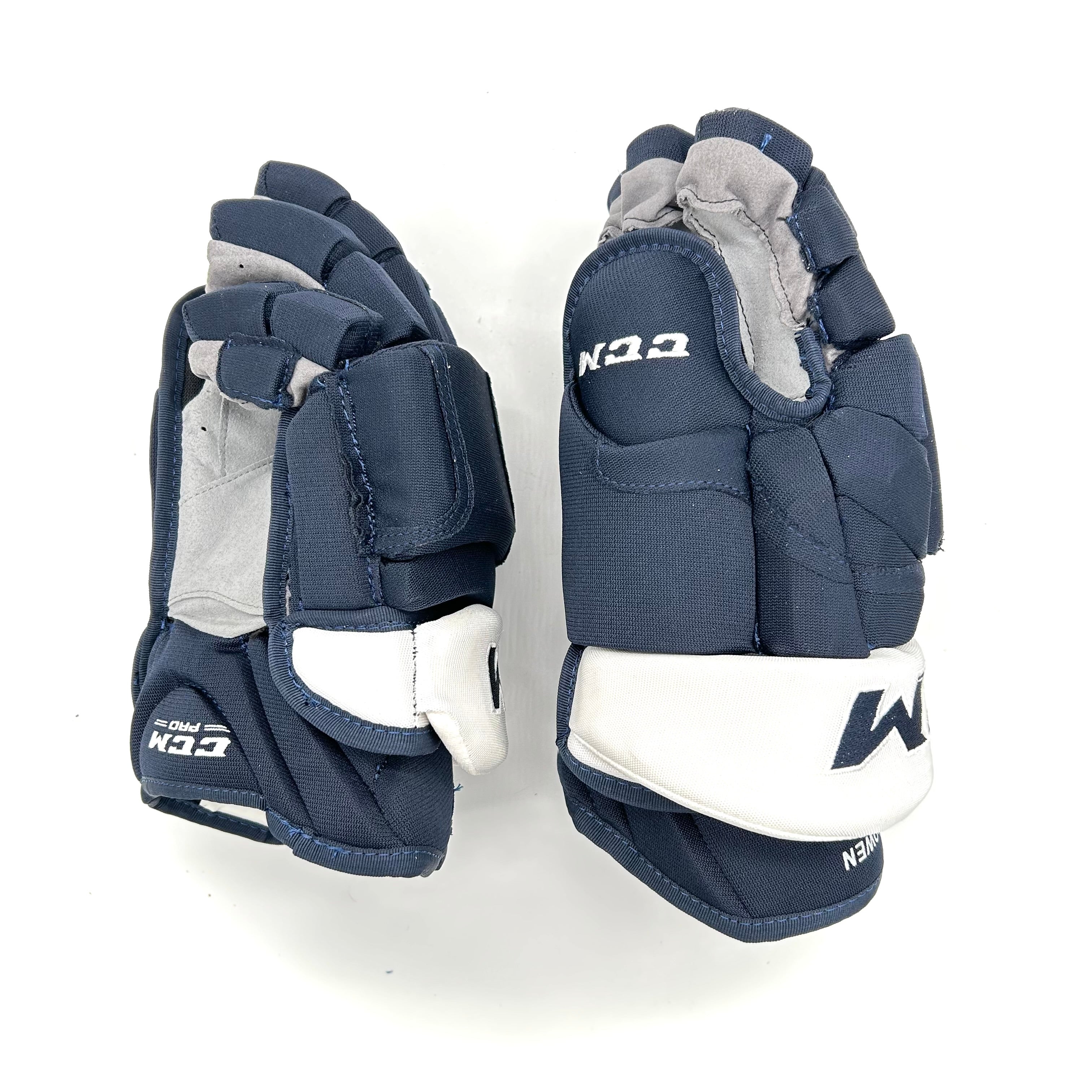 CCM HG12PP - NHL Pro Stock Glove - Bowen Byram (Navy/White)