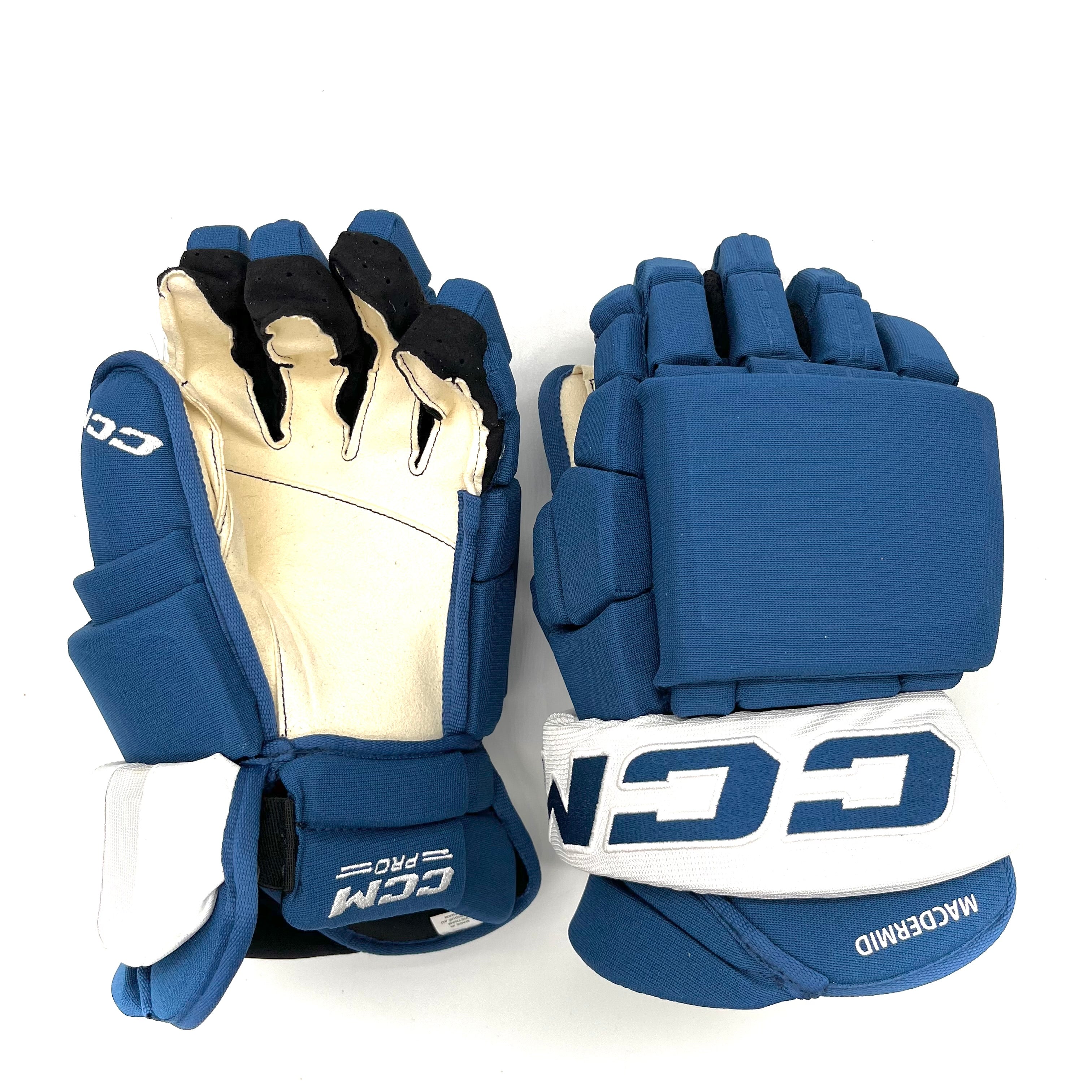 CCM HGCLPP - NHL Pro Stock Glove - Kurtis MacDermid (Blue/White)