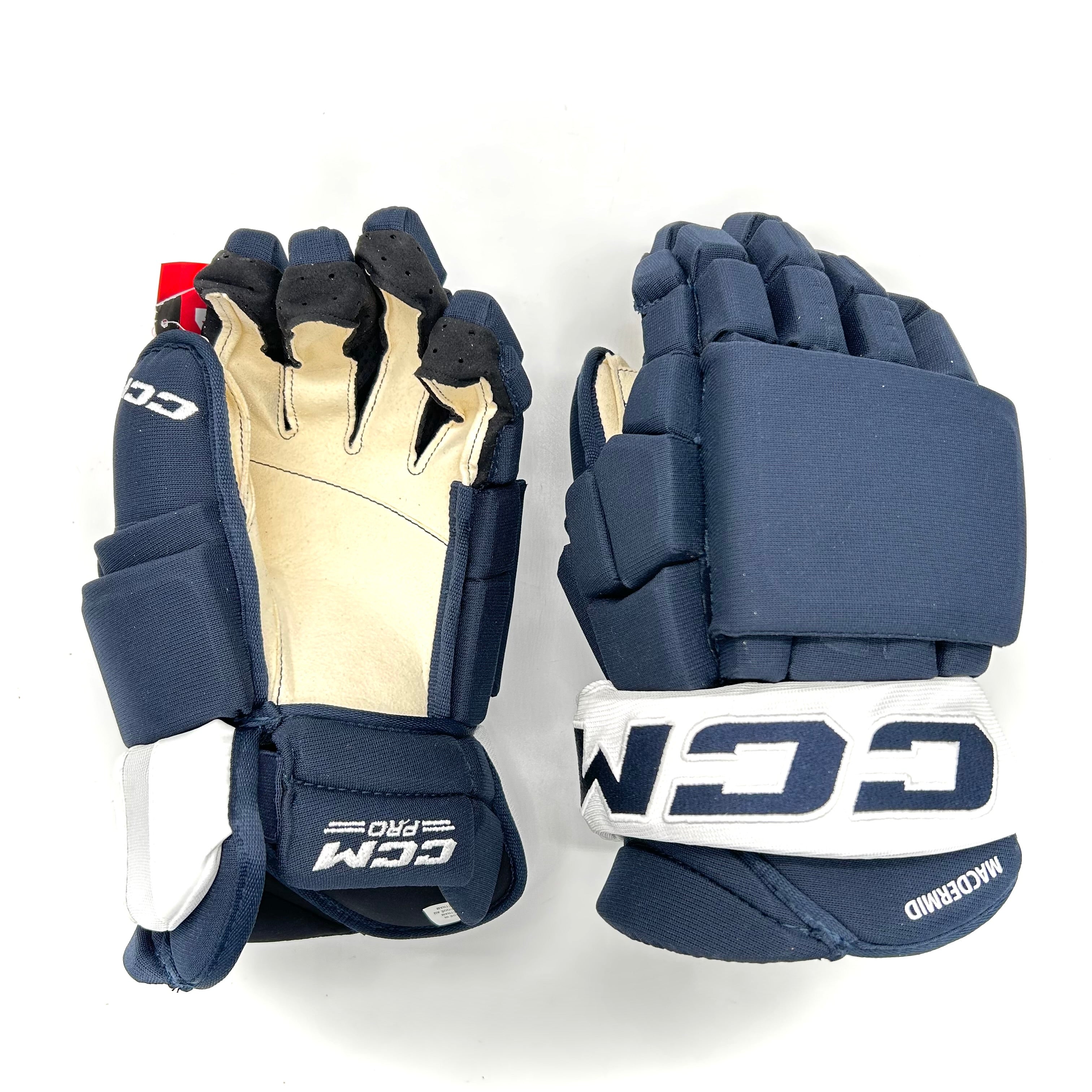 CCM HGCLPP - NHL Pro Stock Glove - Kurtis MacDermid (Navy/White)
