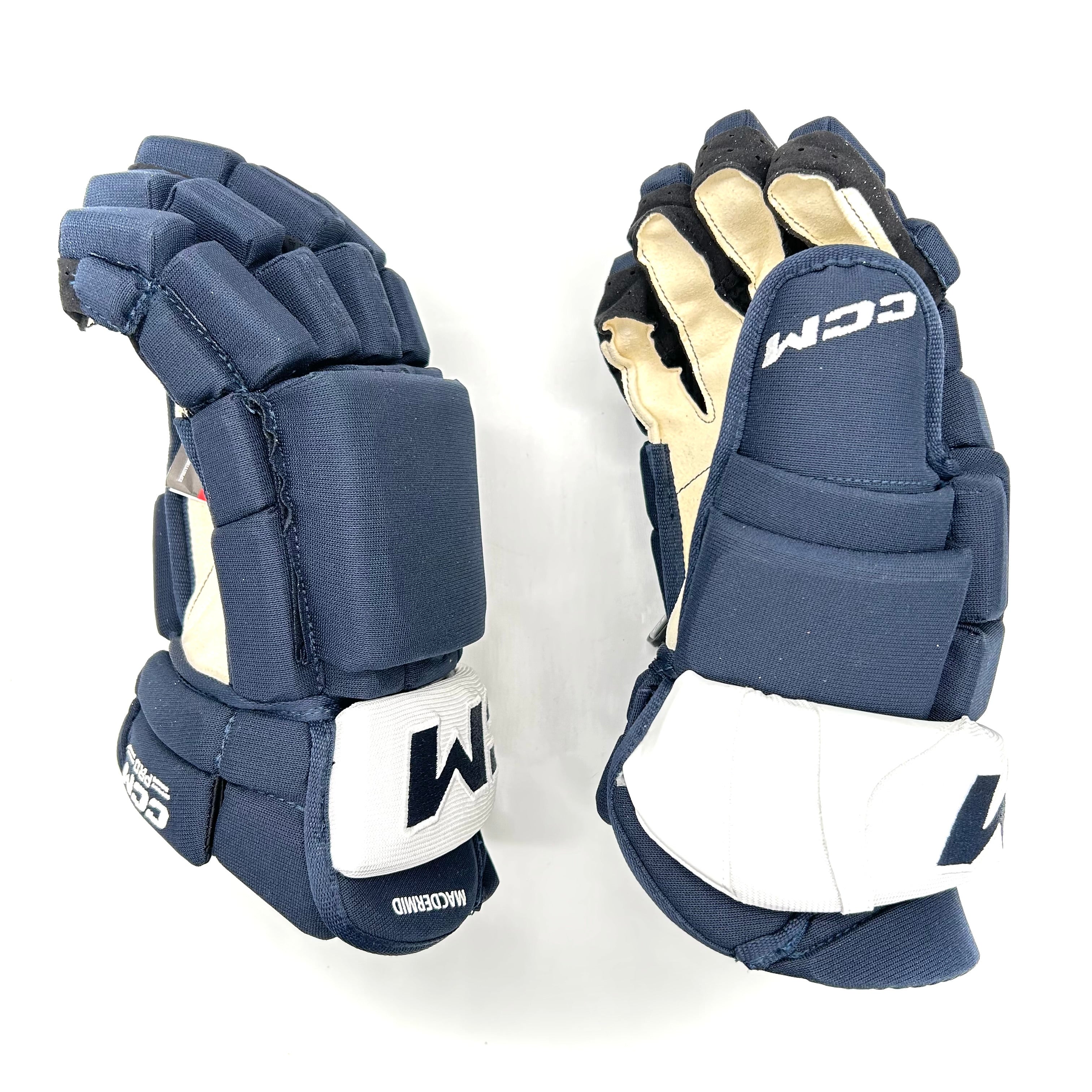 CCM HGCLPP - NHL Pro Stock Glove - Kurtis MacDermid (Navy/White)