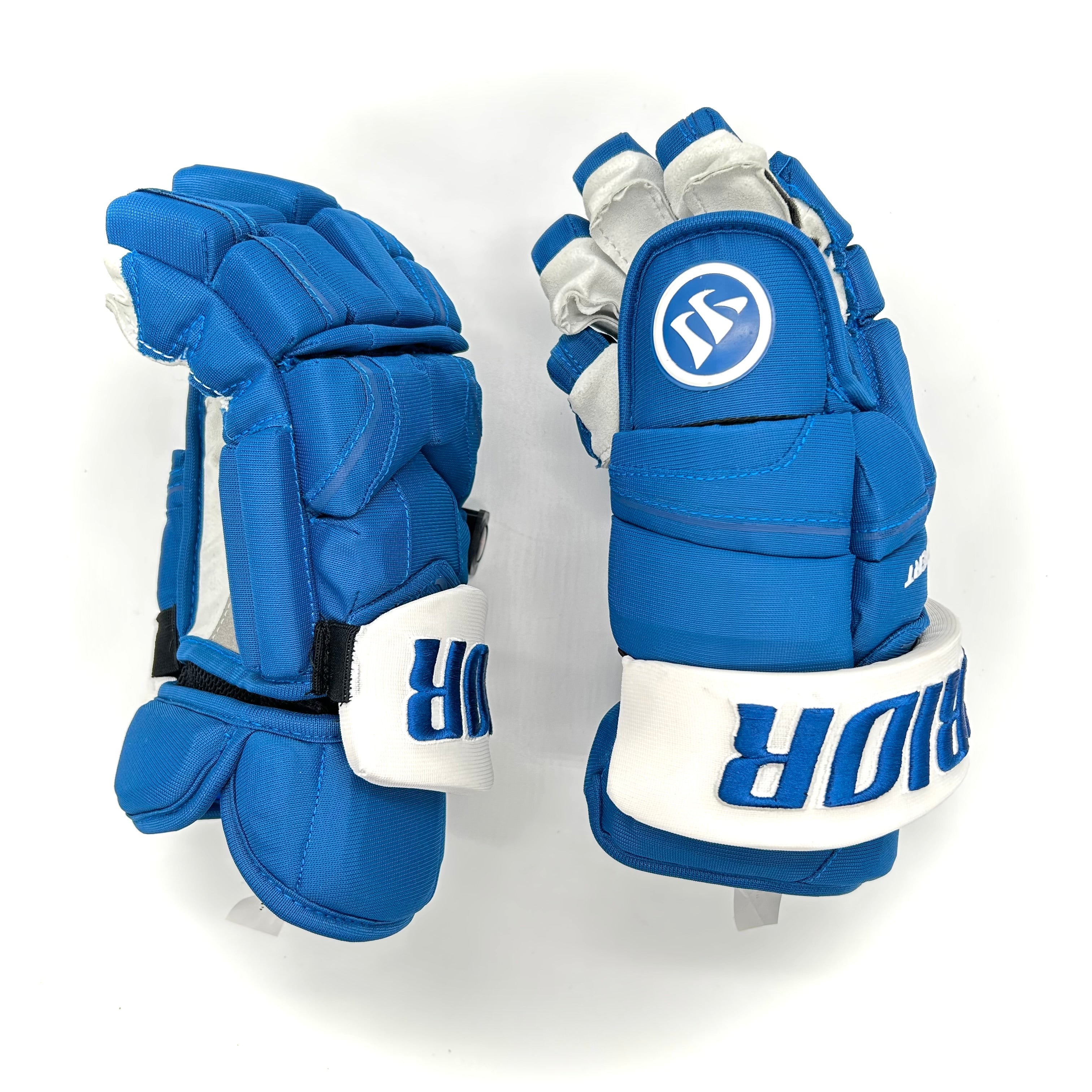 Warrior Covert QRE Pro - Gant NHL Pro Stock - Colorado Avalanche (Bleu/Blanc)