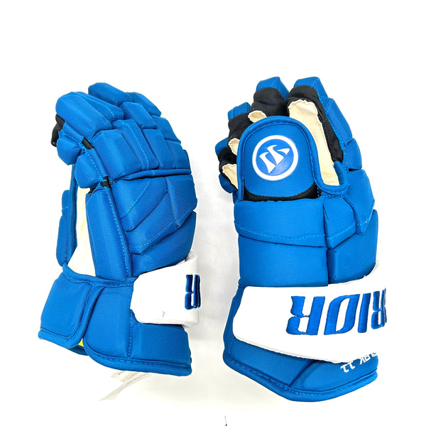 Warrior Alpha LX Pro - NHL Pro Stock Glove - Lukas Sedlak (Blue/White)