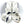 Load image into Gallery viewer, CCM Axis 2 - Used AHL Pro Stock Senior Goalie Full Set (White/Navy)
