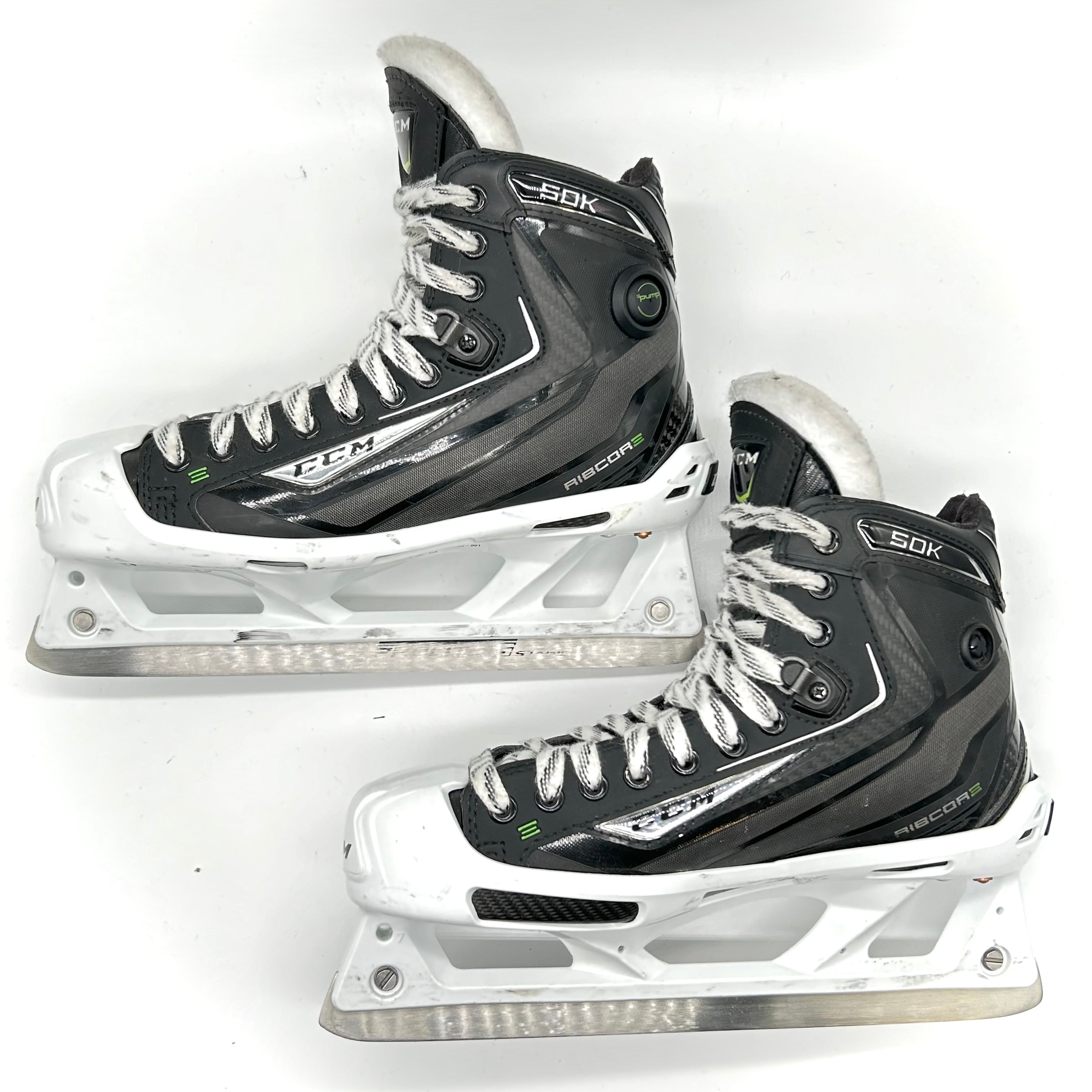 CCM Ribcor 50K - Patins de gardien de but Pro Stock d'occasion - Taille 7,5