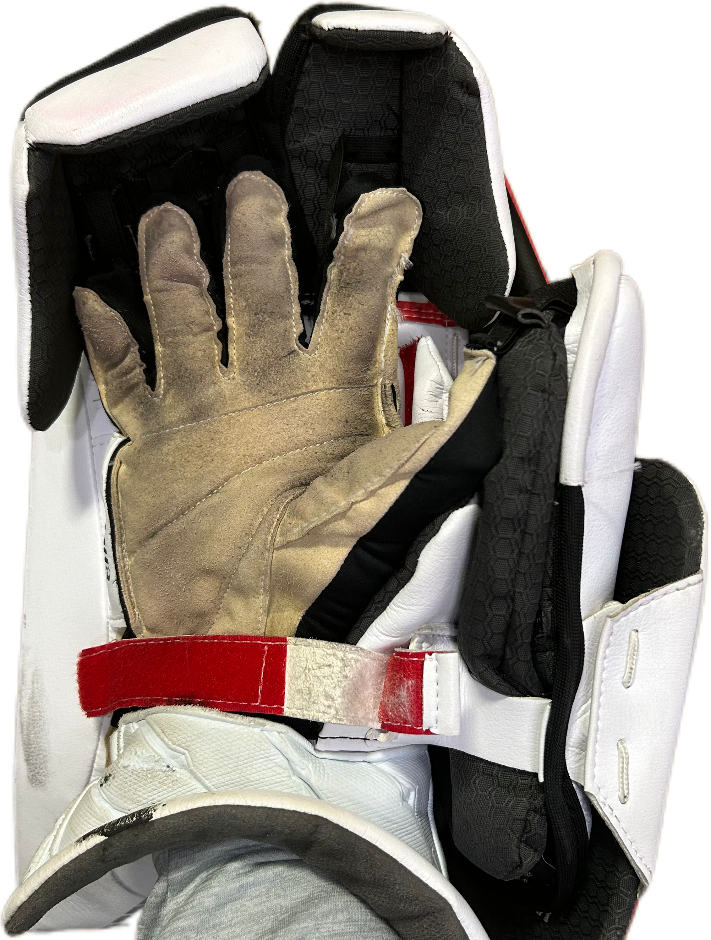 Bauer Supreme Mach - Ensemble complet Pro Stock d'occasion (blanc/rouge/noir)