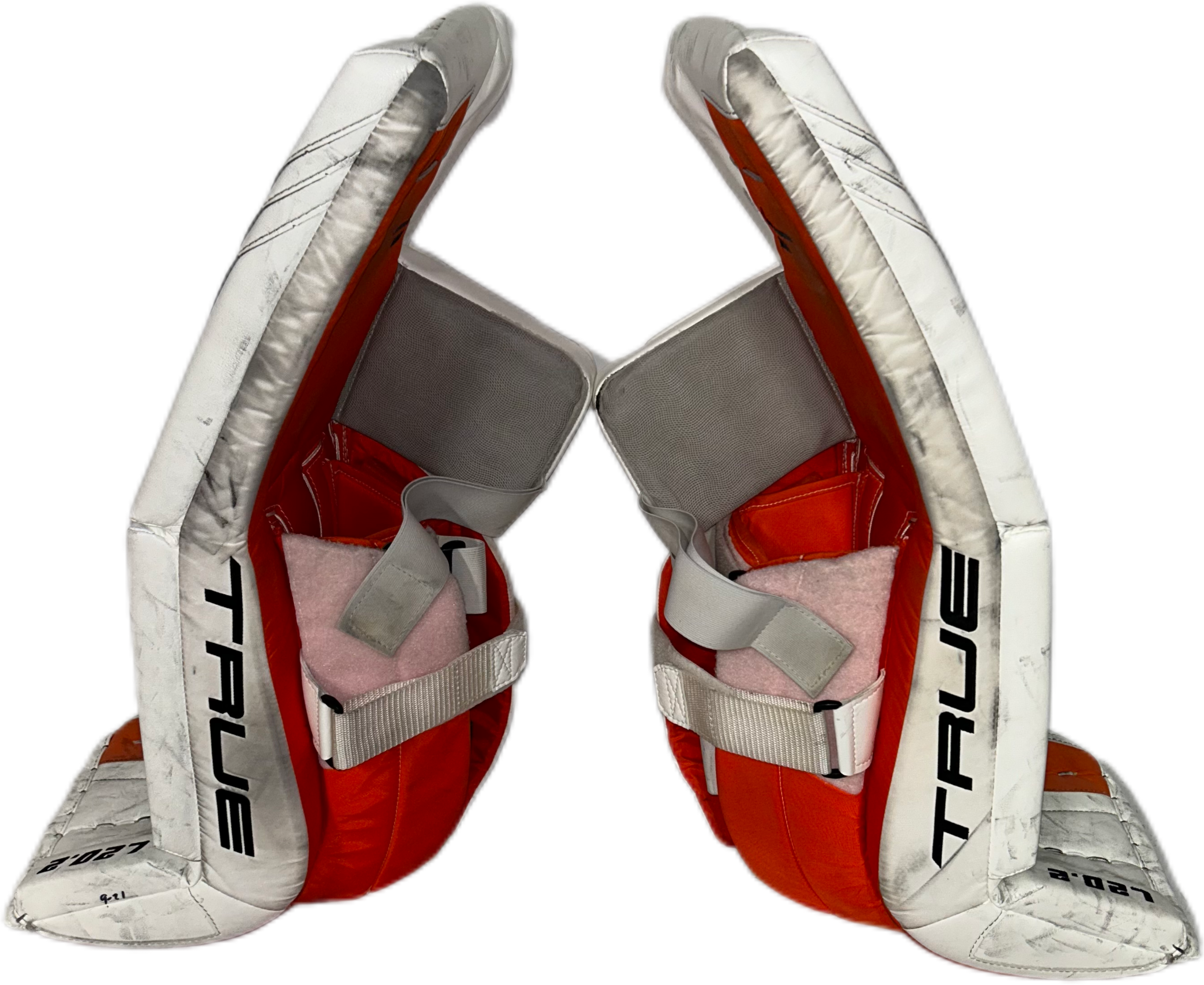 TRUE L20.2 - Used Pro Stock Goalie Full Set (White/Orange/Black)