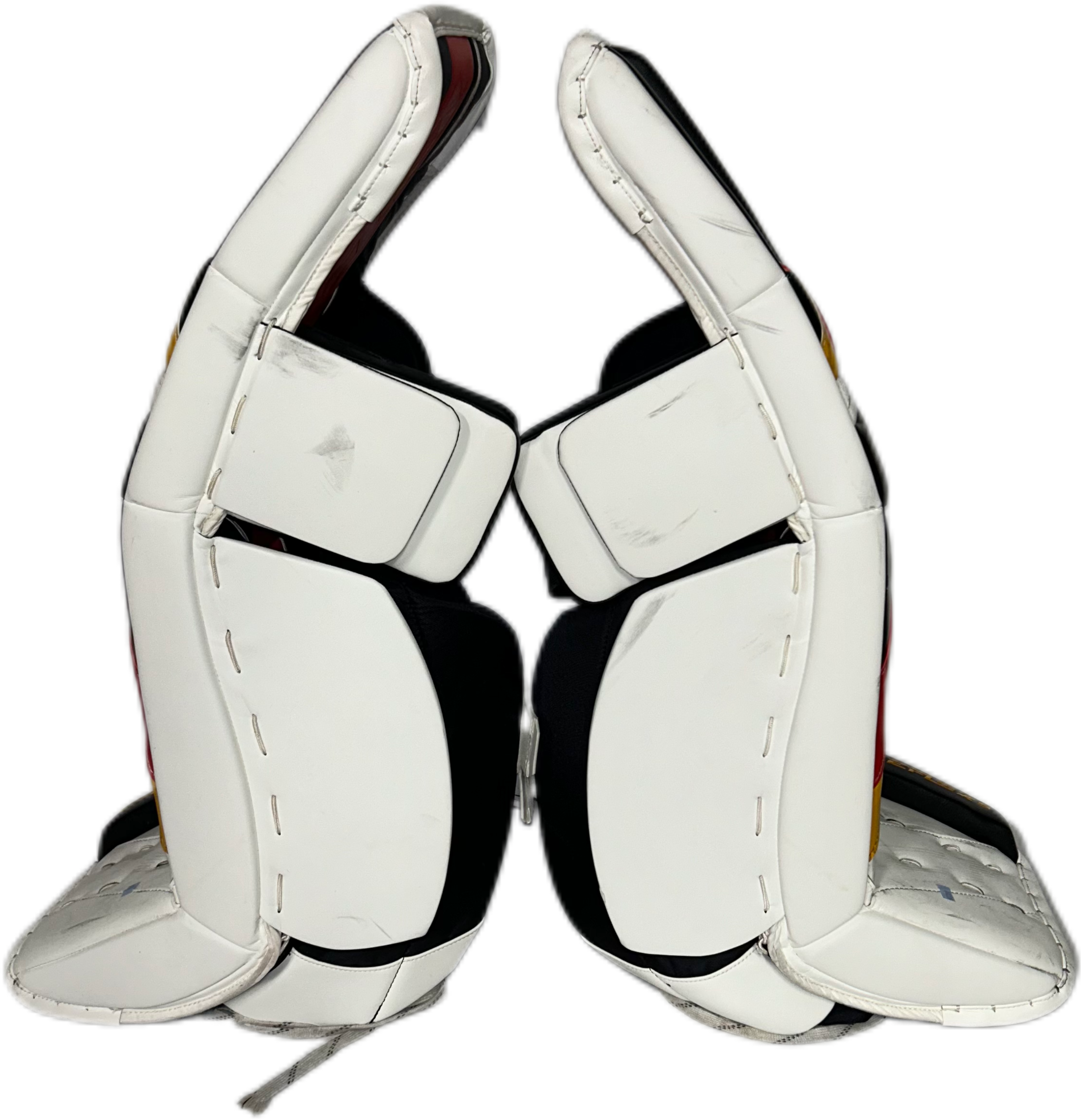 CCM Extreme Flex 5 - Used Pro Stock Goalie Full Set (White/Black/Red/Yellow)