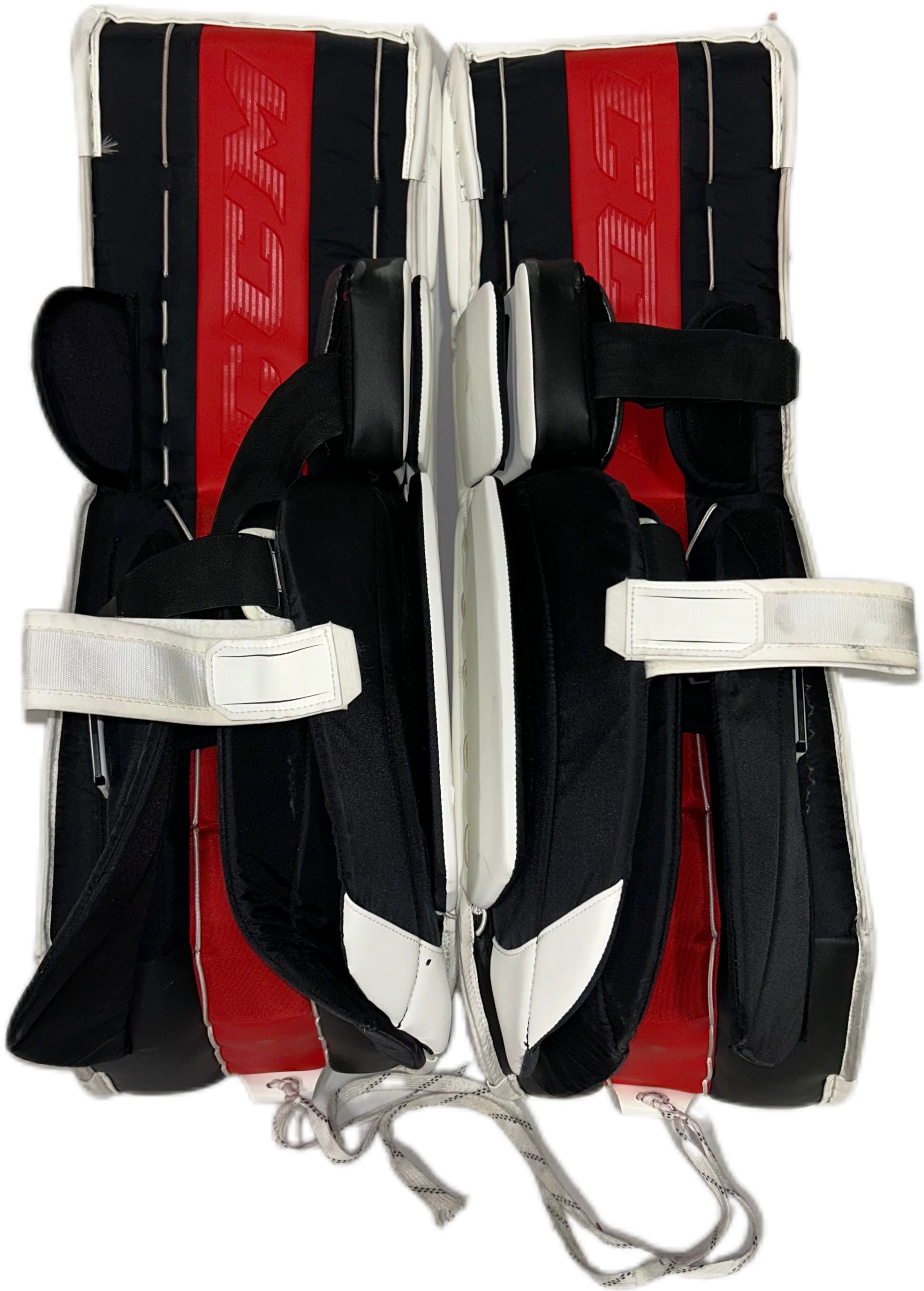 CCM Extreme Flex 5 - Used Pro Stock Goalie Full Set (White/Black/Red/Yellow)