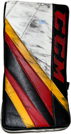 CCM Extreme Flex 5 - Used Pro Stock Goalie Full Set (White/Black/Red/Yellow)