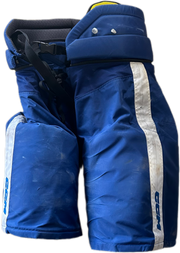 CCM HPTKXP - Used NHL Pro Stock Hockey Pants - Toronto Maple Leafs (Blue/White) #2