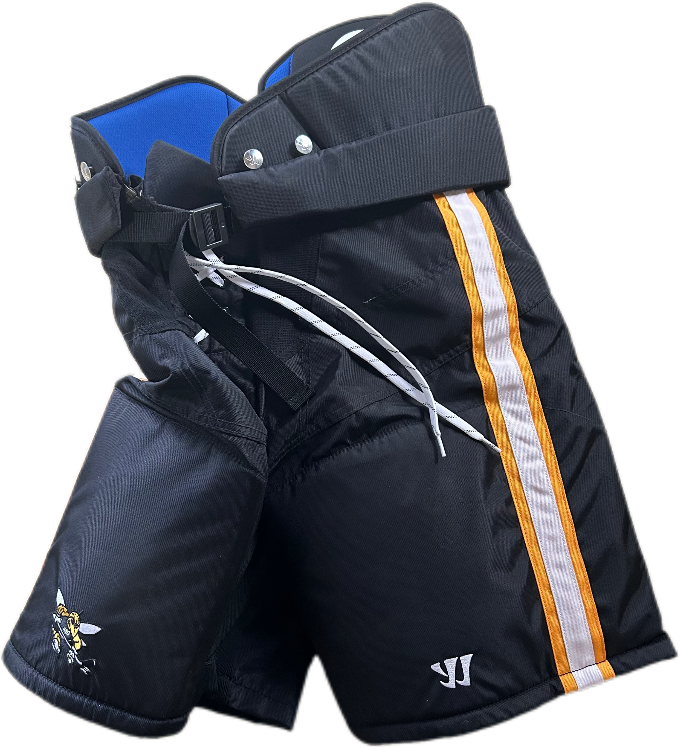 Warrior Covert QRE Pro - Used Pro Stock Hockey Pants (Black/White/Yellow)