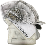 Bauer Supreme Mach - Used Pro Stock Goalie Glove (White) #2