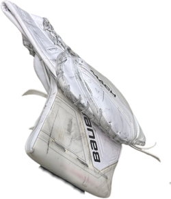 Bauer Supreme Mach - Used Pro Stock Goalie Glove (White) #2