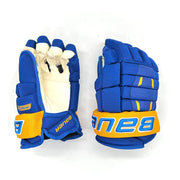 Bauer Pro Series - NCAA Pro Stock Hockey Gloves (Blue/Yellow)