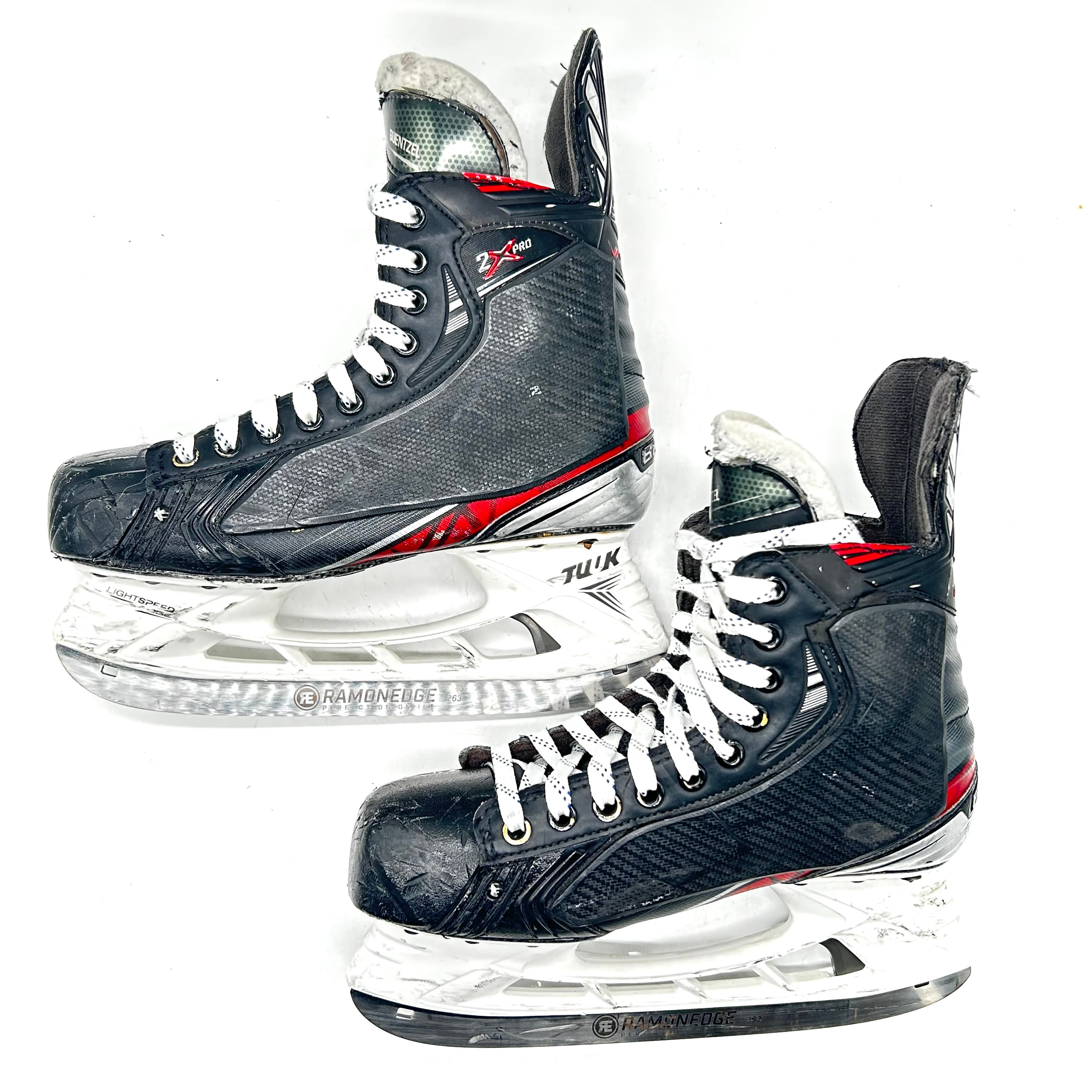 Bauer Vapor 2X Pro - Patins NHL Pro Stock d'occasion - Jake Guentzel - Taille 7.5D