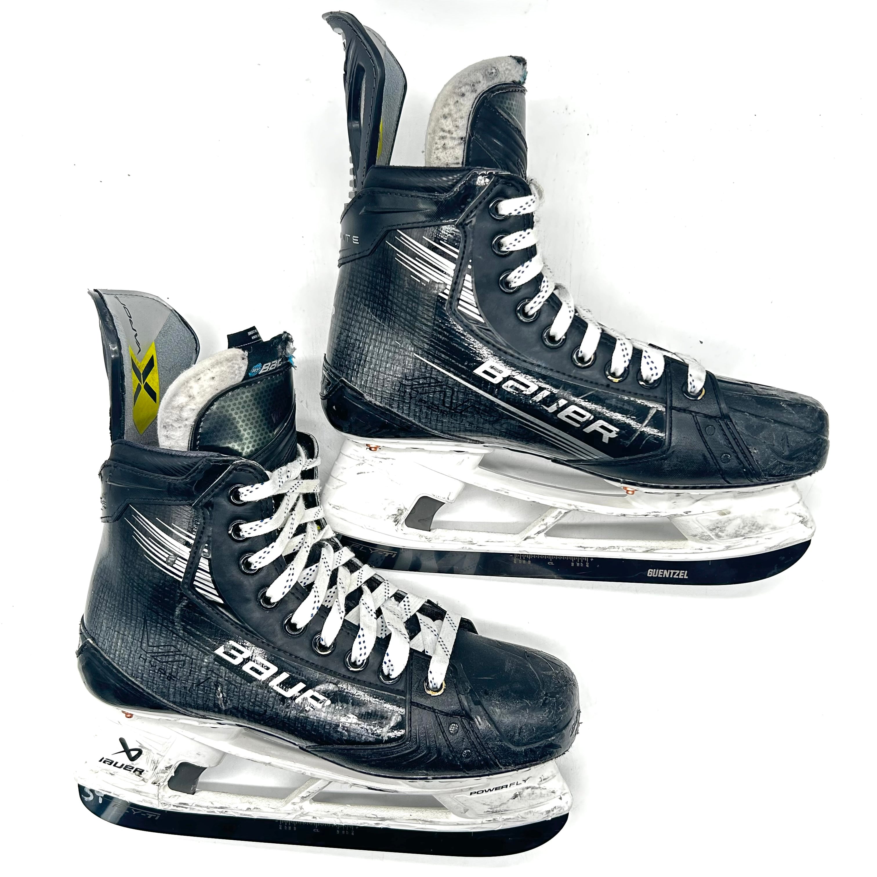 Bauer Vapor Hyperlite 2 - Patins NHL Pro Stock d'occasion - Sean Walker - Taille 7.5D