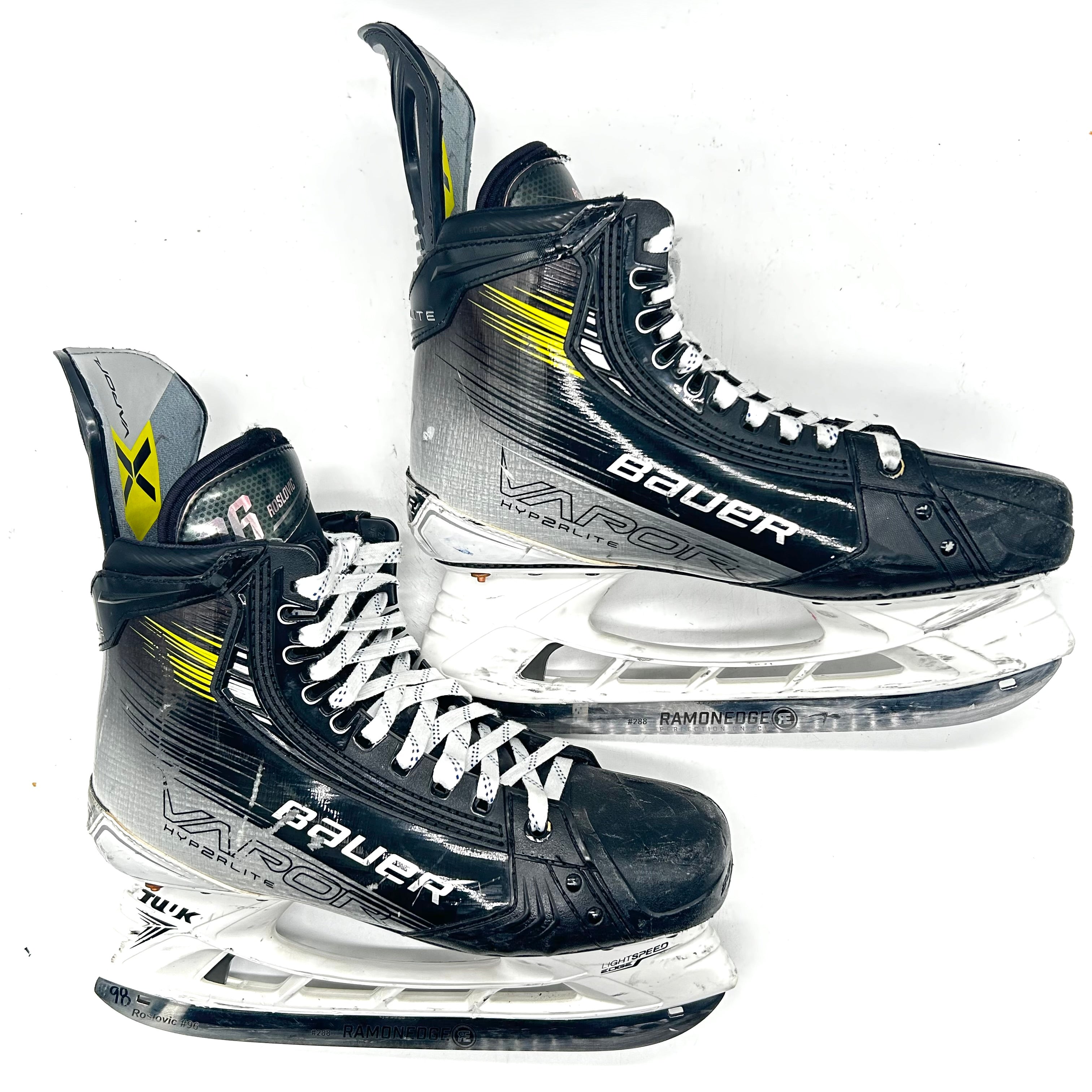 Bauer Vapor Hyperlite 2 - Patins NHL Pro Stock d'occasion - Jack Roslovic - Taille 9,5 #3