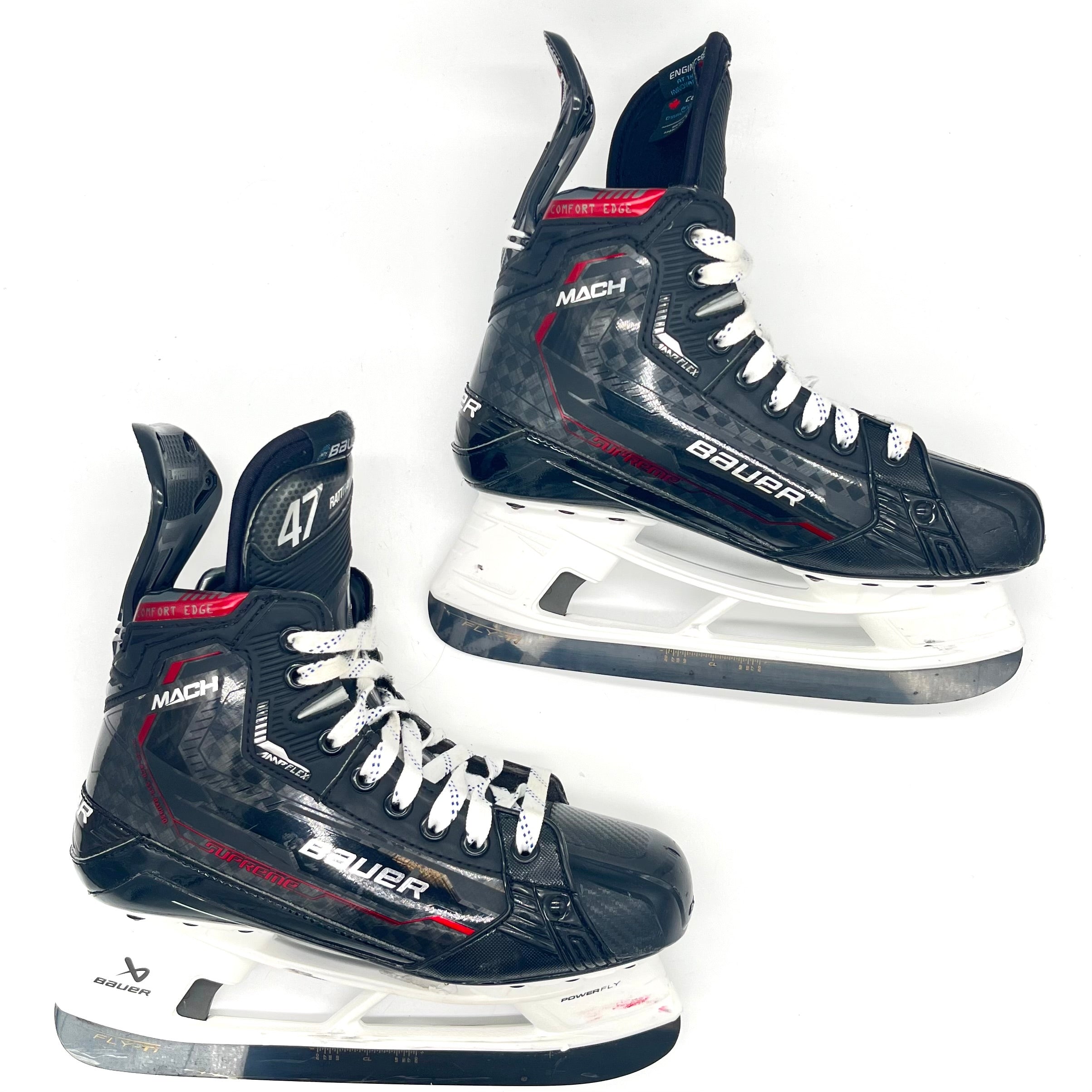 Bauer Supreme Mach - Patins de hockey PWHL Pro Stock d'occasion - Jamielee Rattray