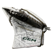 CCM Axis 2 - Used Pro Stock Goalie Glove (White/Green)