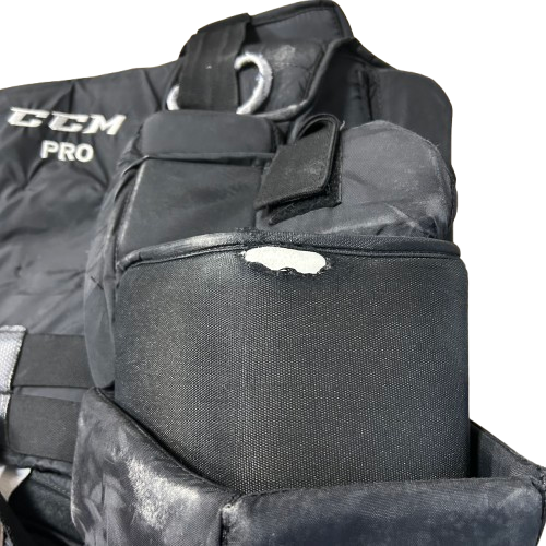 CCM Pro - Plastron de gardien de but Pro Stock d'occasion (noir)