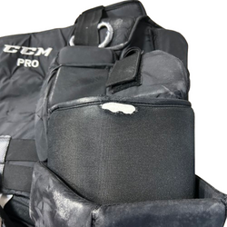 CCM Pro - Plastron de gardien de but Pro Stock d'occasion (noir)