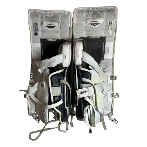 Bauer Vapor 2X Pro - Jambières de gardien de but Pro d'occasion (blanc/noir)