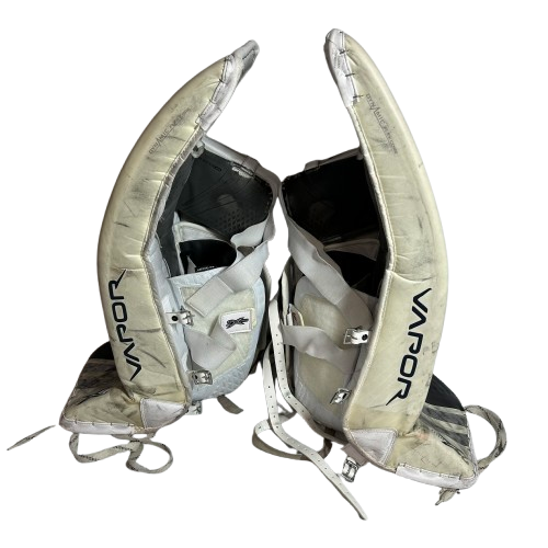 Bauer Vapor 2X Pro - Jambières de gardien de but Pro d'occasion (blanc/noir)