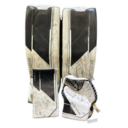 Bauer Supreme Mach - Ensemble complet de gardien de but Pro Stock d'occasion (blanc/noir)