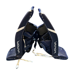 Bauer Vapor Hyperlite - Ensemble complet de gardien de but Pro Stock d'occasion (bleu marine/blanc)