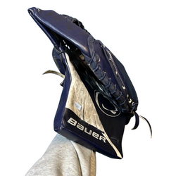 Bauer Vapor Hyperlite - Ensemble complet de gardien de but Pro Stock d'occasion (bleu marine/blanc)