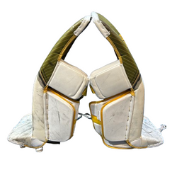 Bauer Vapor Hyperlite - Ensemble complet de gardien droit Pro Stock d'occasion (vert/blanc/jaune)