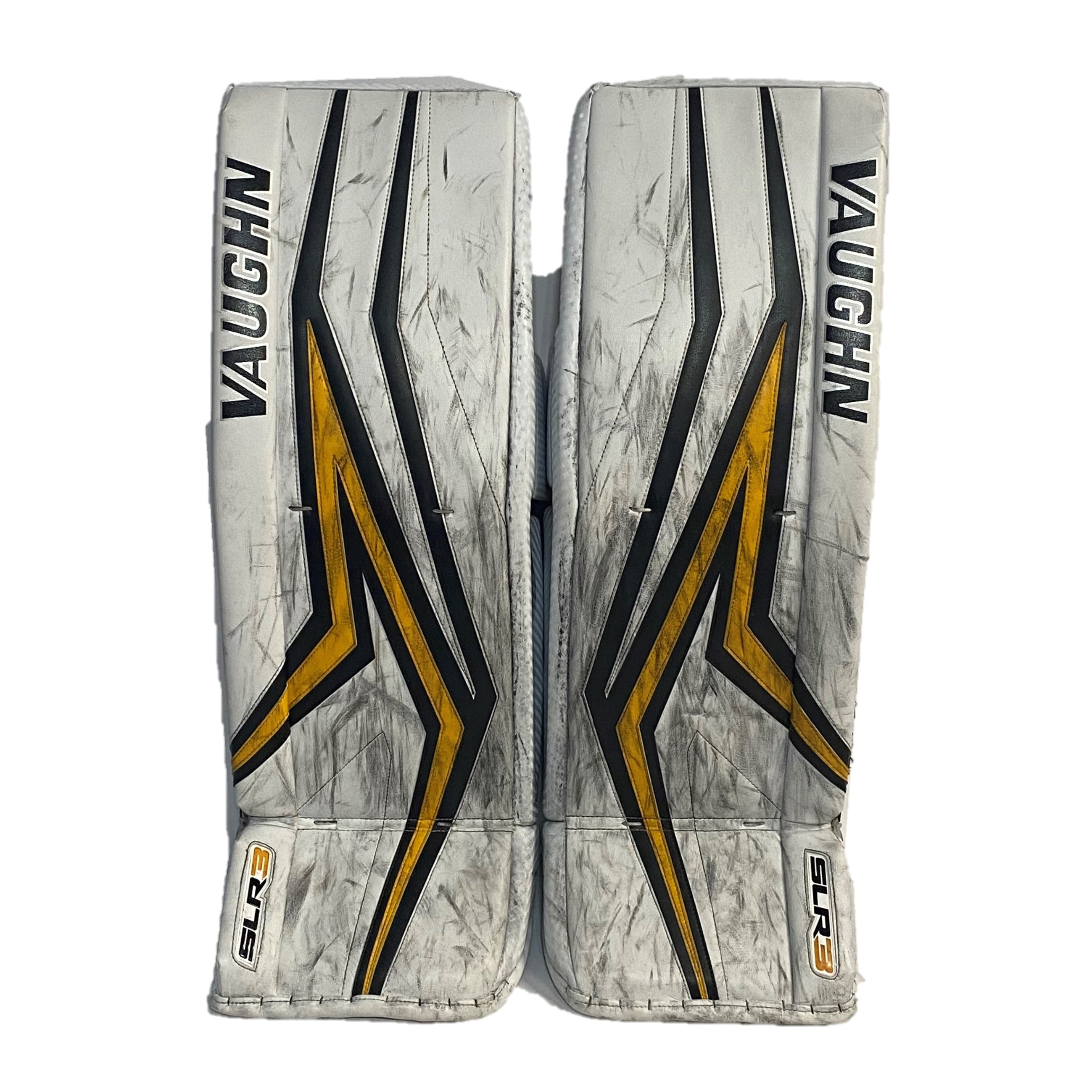 Vaughn Ventus SLR3 - Pro Stock Gardien de but - Ensemble complet (Blanc/Jaune/Noir)