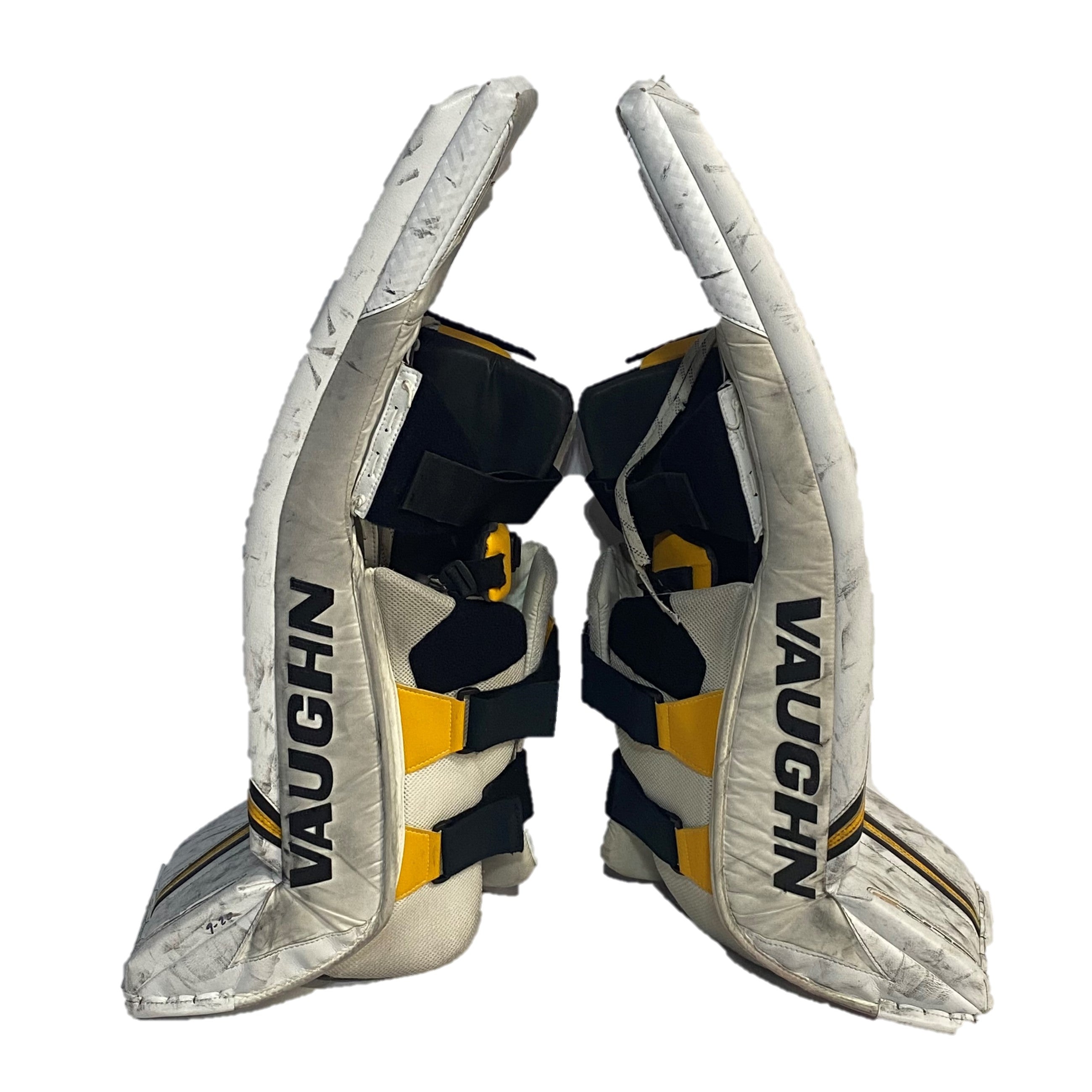 Vaughn Ventus SLR3 - Pro Stock Gardien de but - Ensemble complet (Blanc/Jaune/Noir)