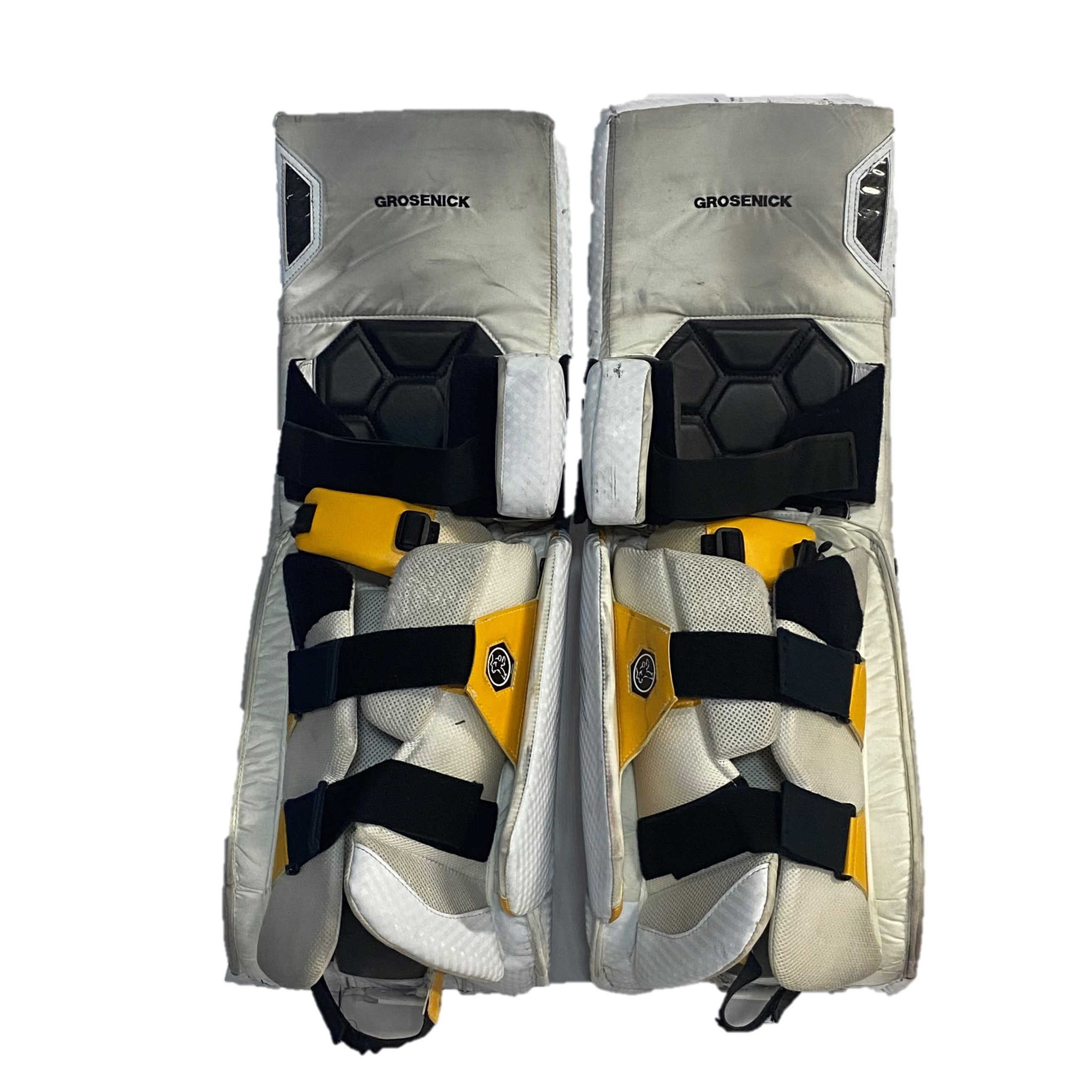 Vaughn Ventus SLR3 - Pro Stock Gardien de but - Ensemble complet (Blanc/Jaune/Noir)