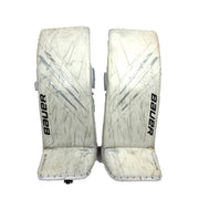 Bauer Vapor HyperLite - Pro Stock Goalie Pads (White/Silver)