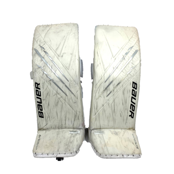 Bauer Vapor HyperLite - Pro Stock Goalie Pads (White/Silver)