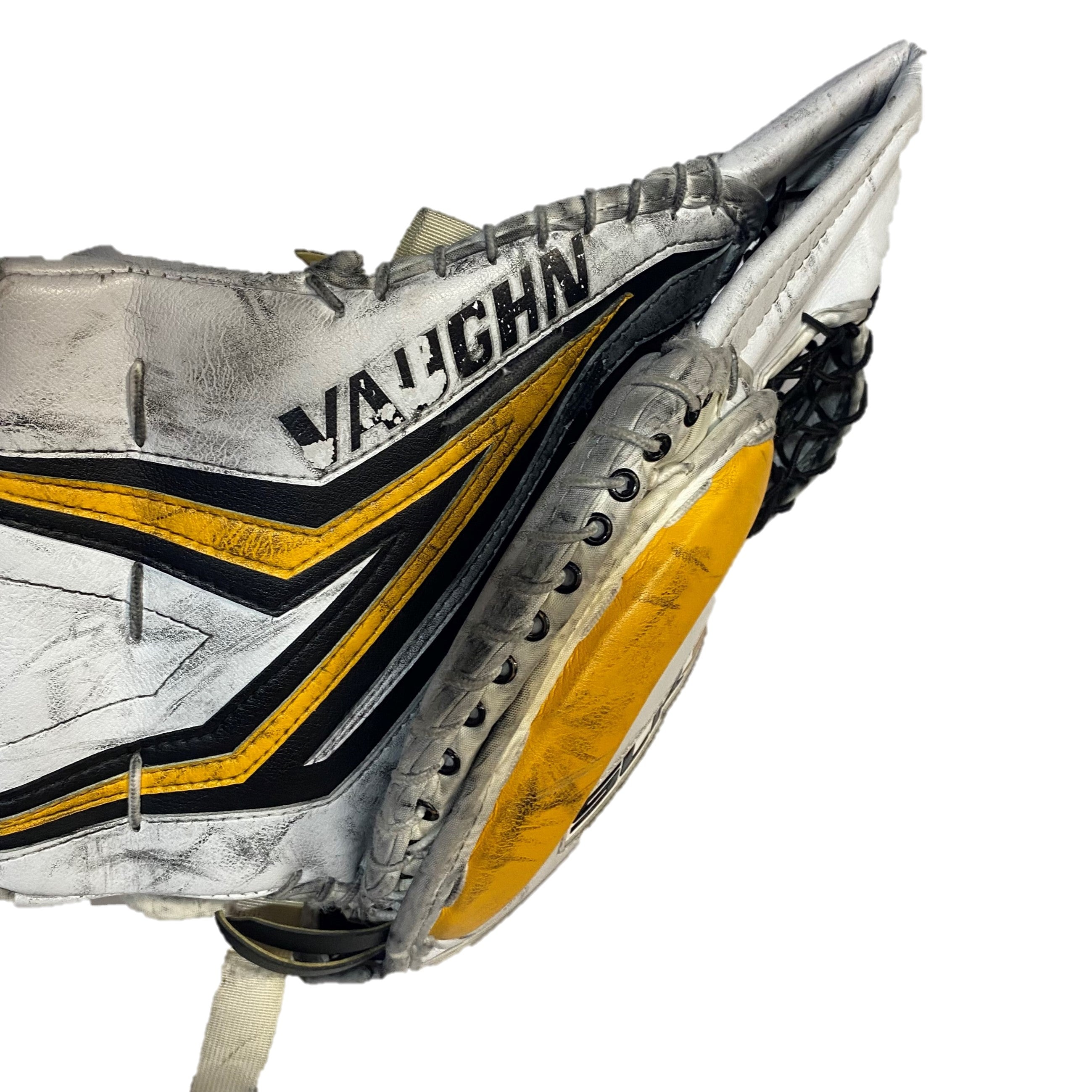 Vaughn Ventus SLR3 - Pro Stock Gardien de but - Ensemble complet (Blanc/Jaune/Noir)