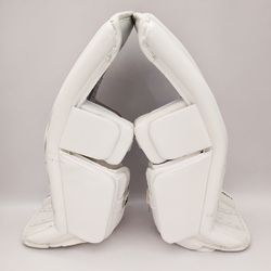 CCM Premier II - Used Pro Stock Senior Goalie Pads (White)