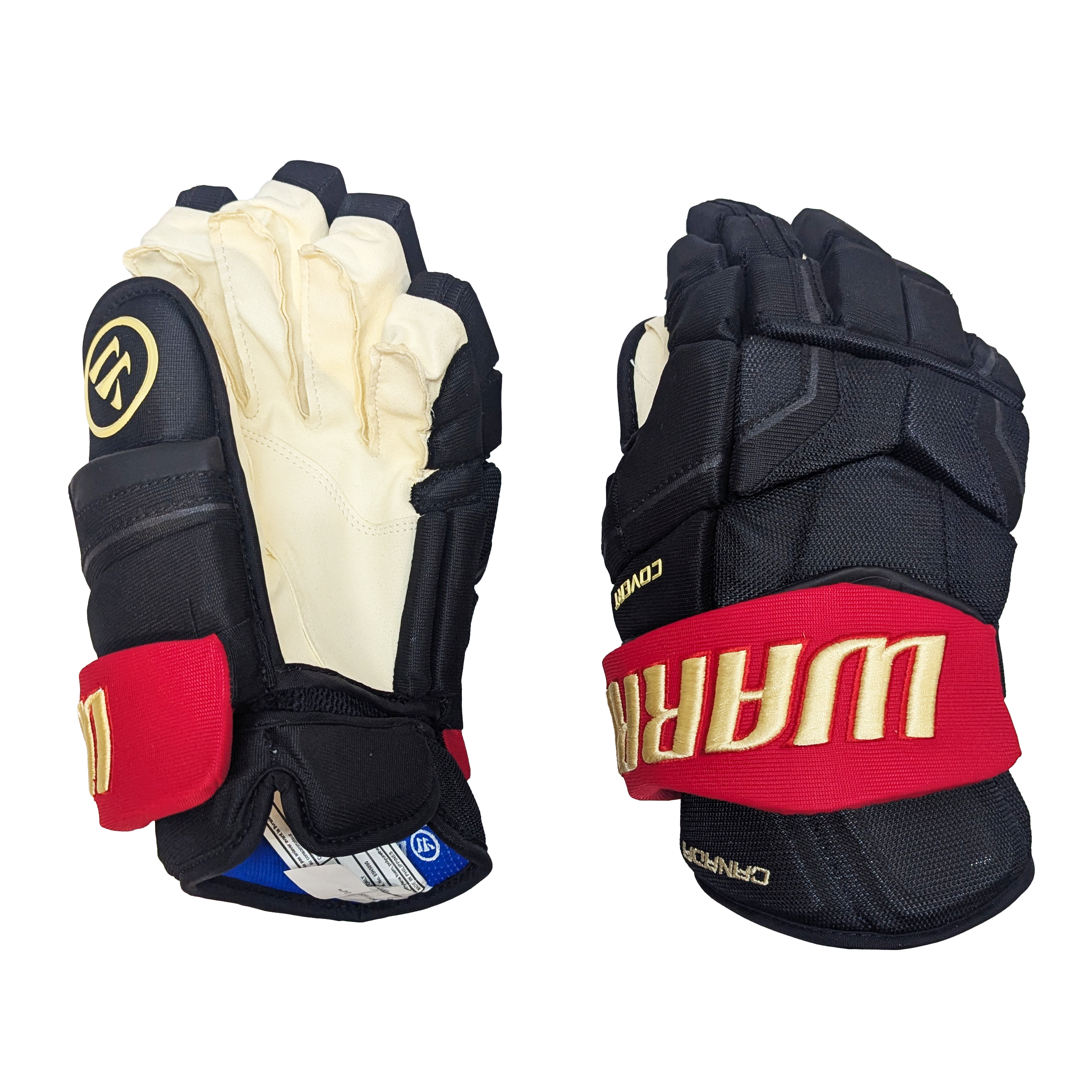 Warrior Covert QRE Pro - Pro Stock Hockey Glove - Team Canada 4-Nations (Black/Red/Gold)