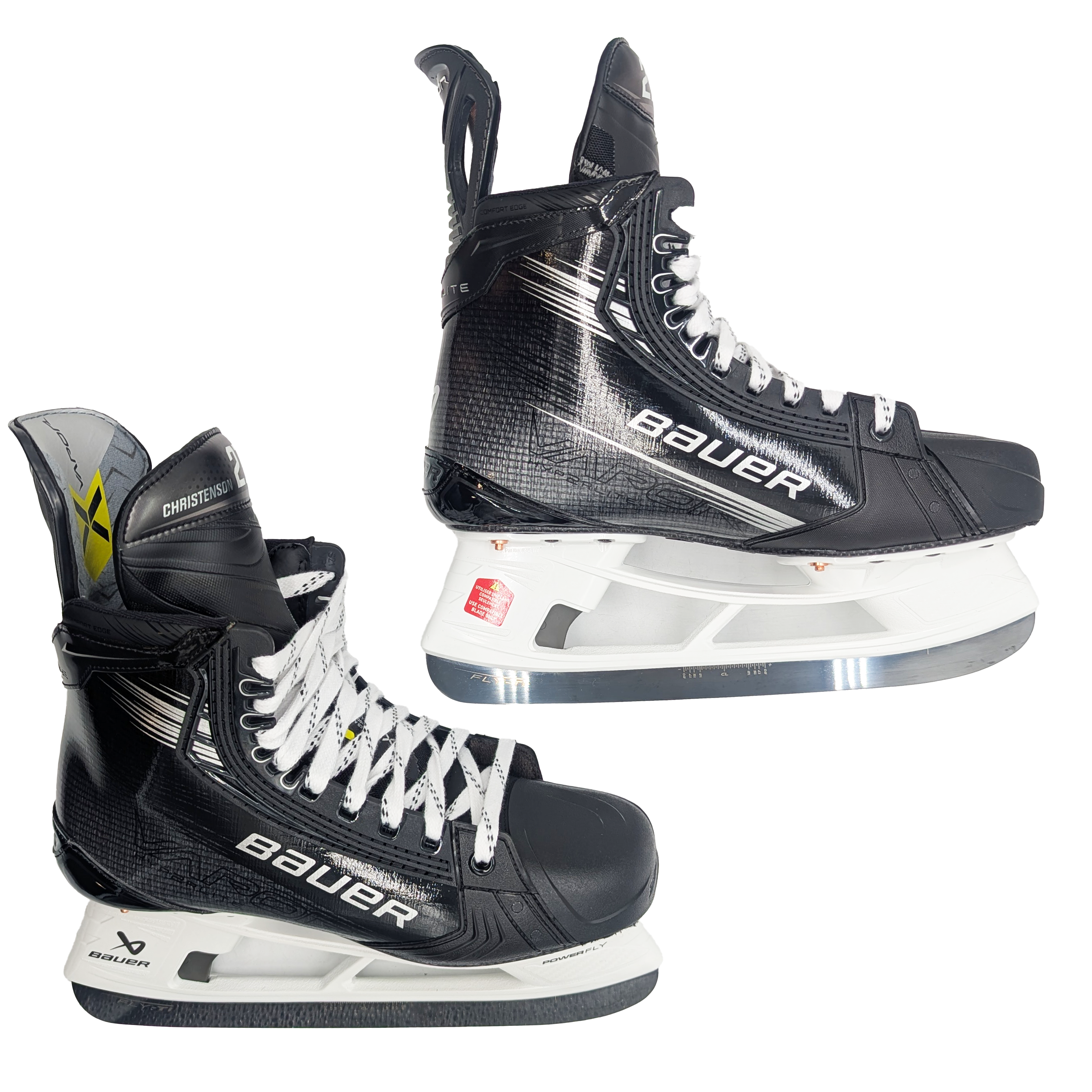 Bauer Vapor Hyperlite 2 - Patins de hockey NCAA Pro Stock - Taille R9E L9.5E