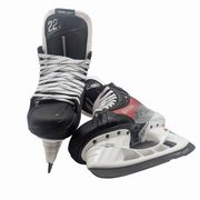 Bauer Vapor Hyperlite 2 – Patins de hockey Pro Stock – Taille 8E (rouge)