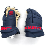 Sherwood  Pro - NHL Pro Stock Glove - New York Rangers (Navy/Red)